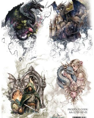 Art Alchemy - The Legends of the Dragons - Rice paper 1