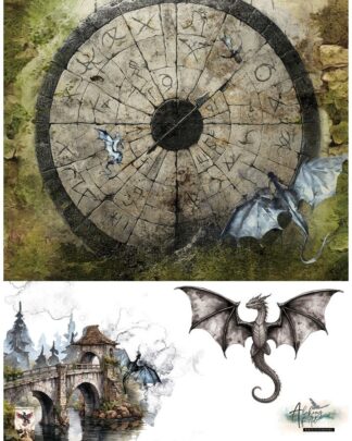Art Alchemy - The Legends of the Dragons - Rice paper 3