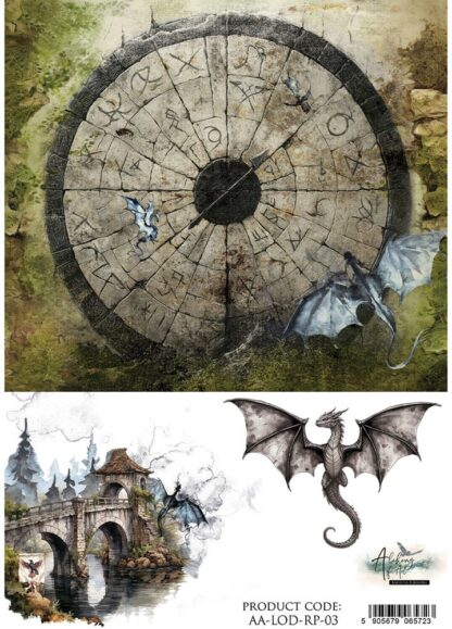 Art Alchemy - The Legends of the Dragons - Rice paper 3