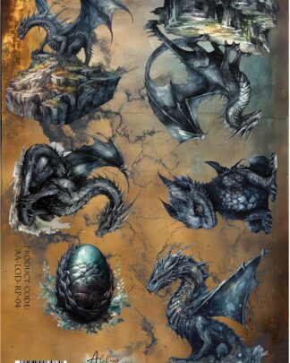 Art Alchemy - The Legends of the Dragons - Rice paper 4