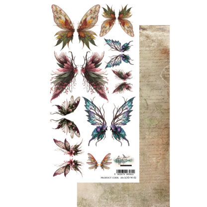 Art Alchemy - The Legends of the Dragons - Extra to cut 30x15 Butterflies