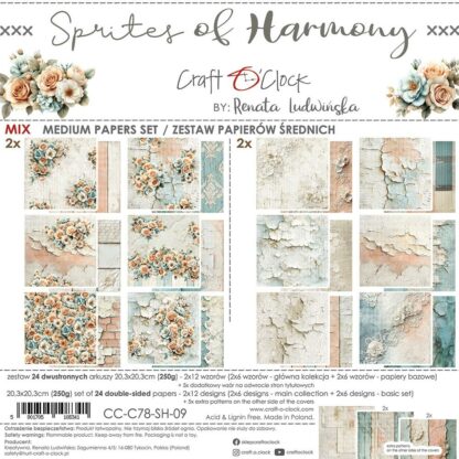 Craft O'clock - Sprites of Harmony 20x20 Paper Collection MIX