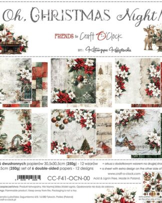 Craft O'clock - oh Christmas Night 30x30 Paper Collection