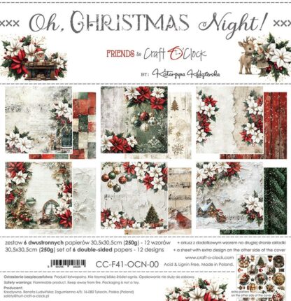 Craft O'clock - oh Christmas Night 30x30 Paper Collection