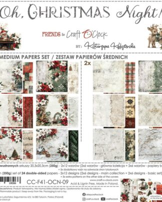 Craft O'clock - Oh Christmas Night 20x20 Paper Collection MIX