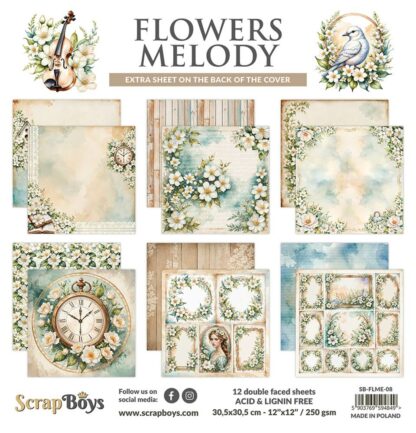 Scrap Boys - Flowers Melody 30x30