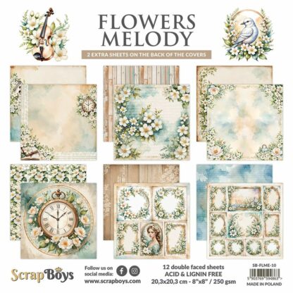 Scrap Boys - Flowers Melody - 20x20