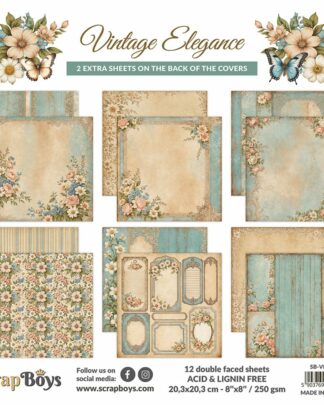 Scrap Boys - Vintage Elegance - 20x20