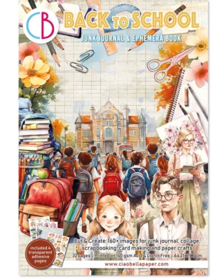 CIAO BELLA - Junk Journal & Ephemera Book A4-Back to School