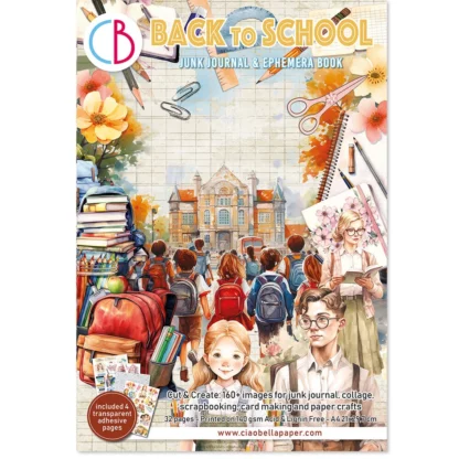 CIAO BELLA - Junk Journal & Ephemera Book A4-Back to School