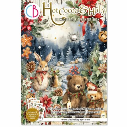 CIAO BELLA - Junk Journal & Ephemera Book A4-Hot Cocoa & Holly