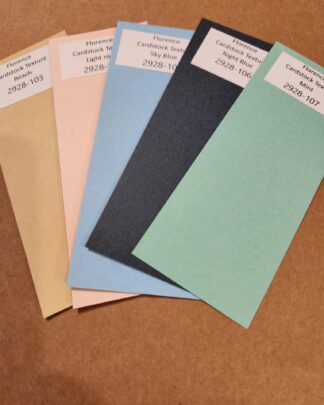 Nuancier de 5 nouveaux couleurs - ATTENTION! Uniquement pour les clients qui achetent souvent du cardstock Florence chez Emma Scrap.