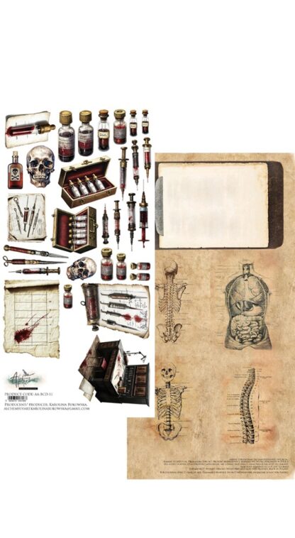 Art Alchemy - Behind Closed Doors - Extra to cut 30x15 1 feuille #11