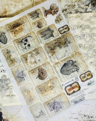 Art Alchemy - Behind Closed Doors - Tracing paper A5 1 feuille 15X21