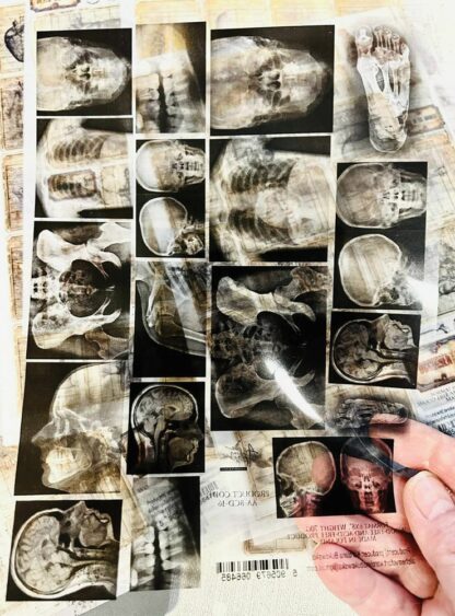 Art Alchemy - Behind Closed Doors - Transparent foil paper A5 1 feuille 15X21