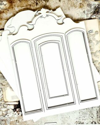 Art Alchemy - Behind Closed Doors - Chipboard  album base Wardrobe