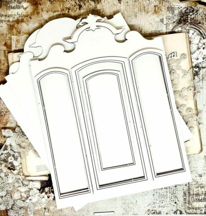 Art Alchemy - Behind Closed Doors - Chipboard  album base Wardrobe