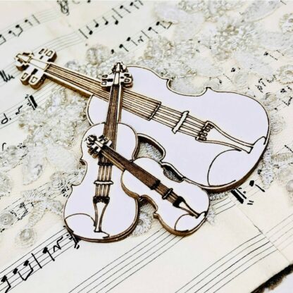 Art Alchemy - Behind Closed Doors - Chipboard Violin Set