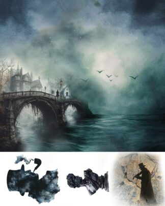 Art Alchemy - Behind Closed Doors - Rice paper 1