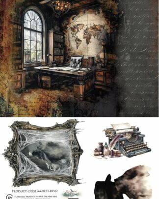 Art Alchemy - Behind Closed Doors - Rice paper 2