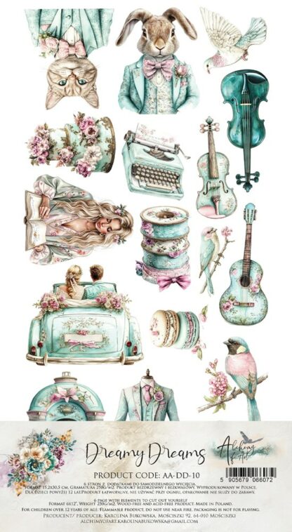 Art Alchemy - Dreamy Dreams - Extra to cut 30x15