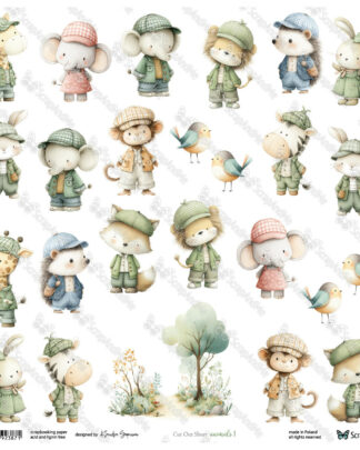 ScrapAndMe - Simple Story 4 Animals 1