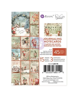 Prima Marketing -twinkle & treats 10x7.5 cm journaling cards