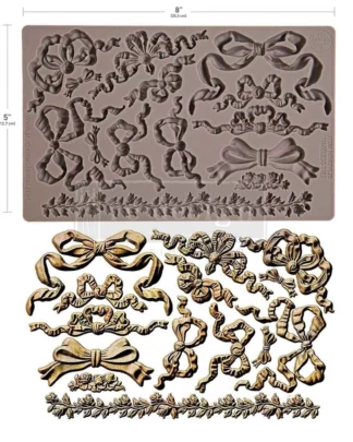 Redesign  - Décor Moulds®  – Timeless ties – 1 pc, 5″x8″x8mm